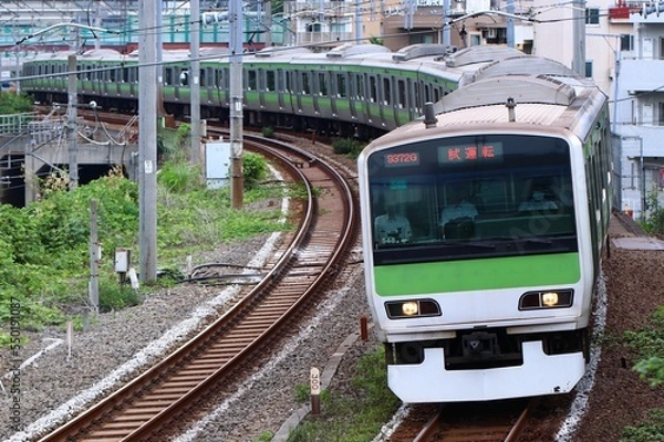 Obraz 通勤電車 JR東日本山手線E231系試運転