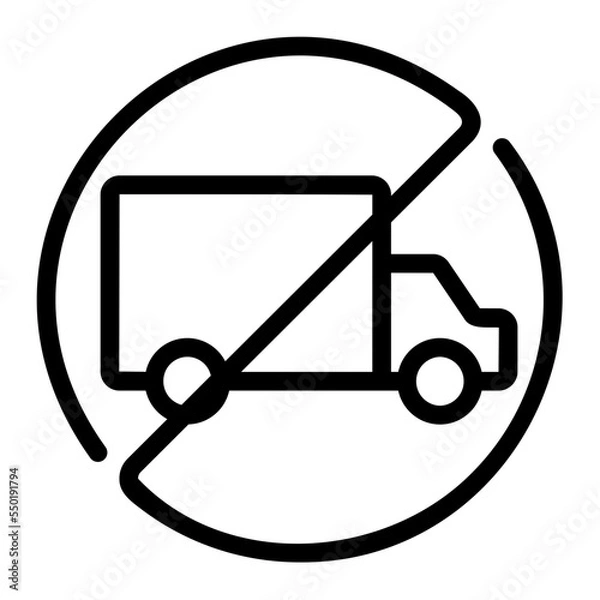 Fototapeta forbidden icon