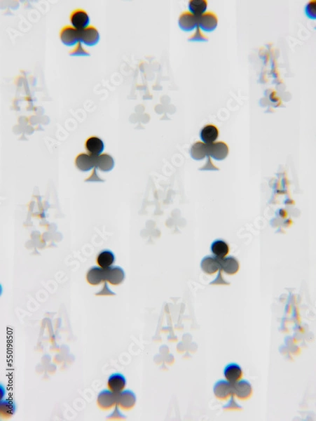 Obraz Abstract playing card kaleidoscope pattern