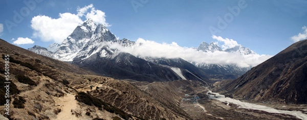 Obraz Nepal Contrasting Pamorama View