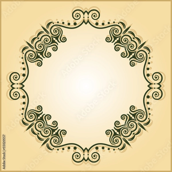 Obraz Vintage Frame Border Design