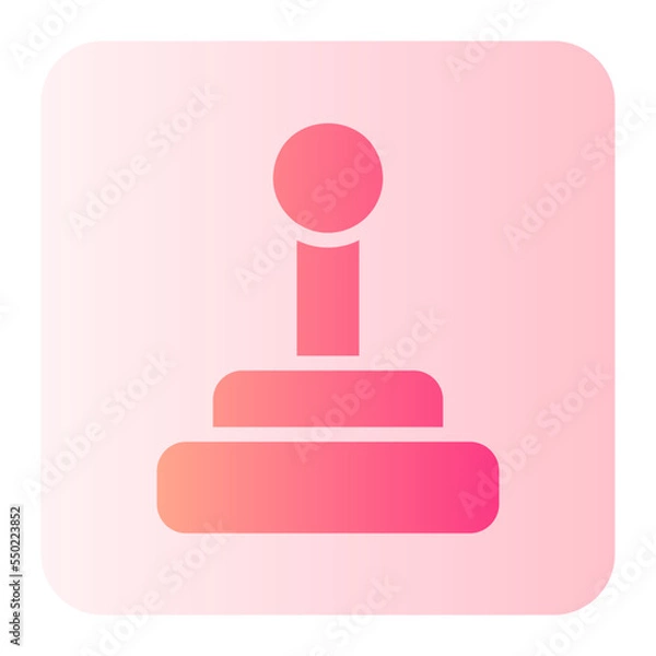 Fototapeta joystick gradient icon