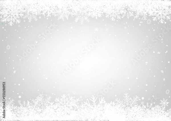 Obraz Christmas holiday snowflakes dacoration backdrop