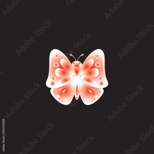 Obraz butterfly on black