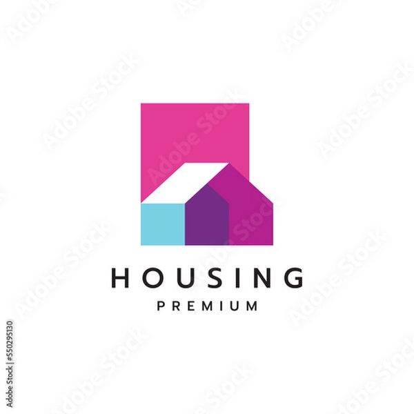 Obraz House logo design vector template