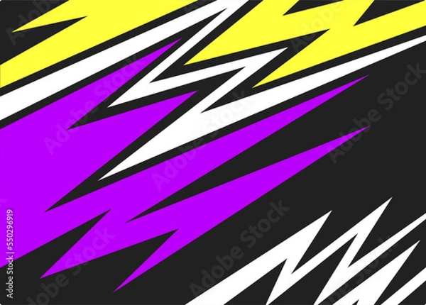 Obraz Abstract background with colorful arrow pattern