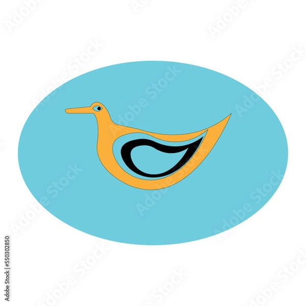 Obraz swan icon vector design web