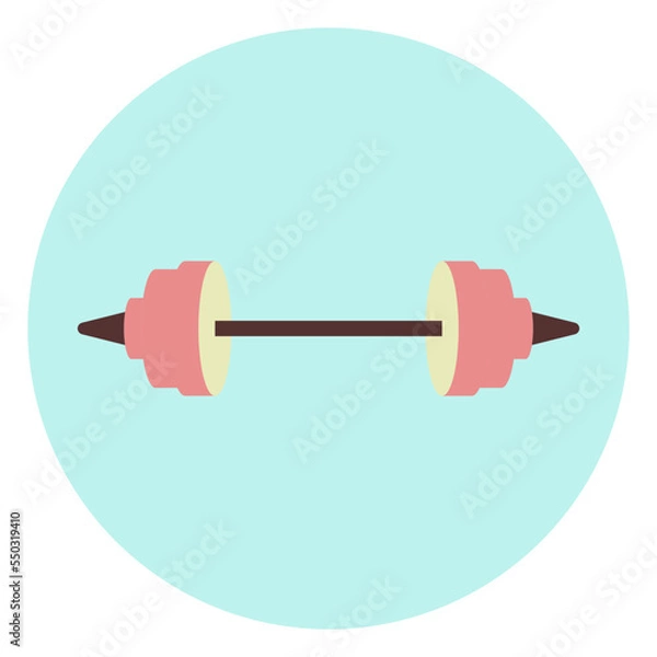 Obraz barbell illustration