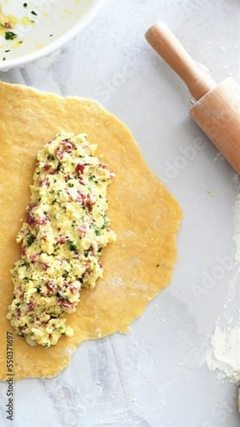 Obraz Making Italian Easter Pies