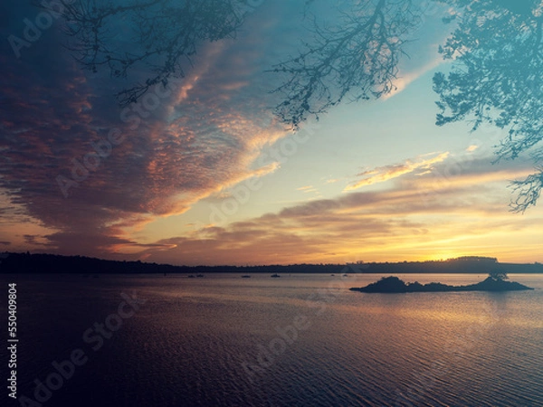 Obraz sunset over the sea