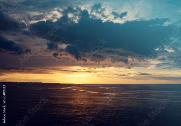 Obraz sunset over the sea