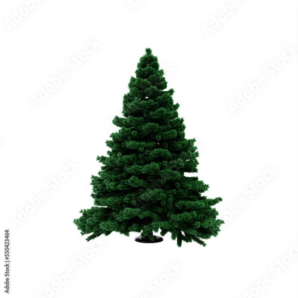 Fototapeta christmas tree isolated