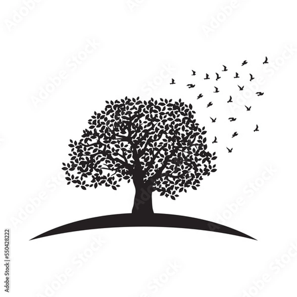 Fototapeta Piękny dąb, logo