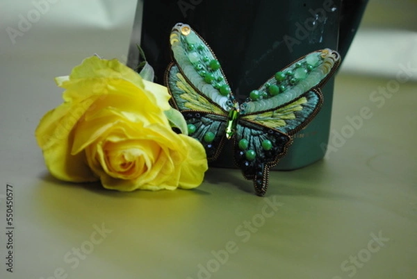 Obraz butterfly on flower