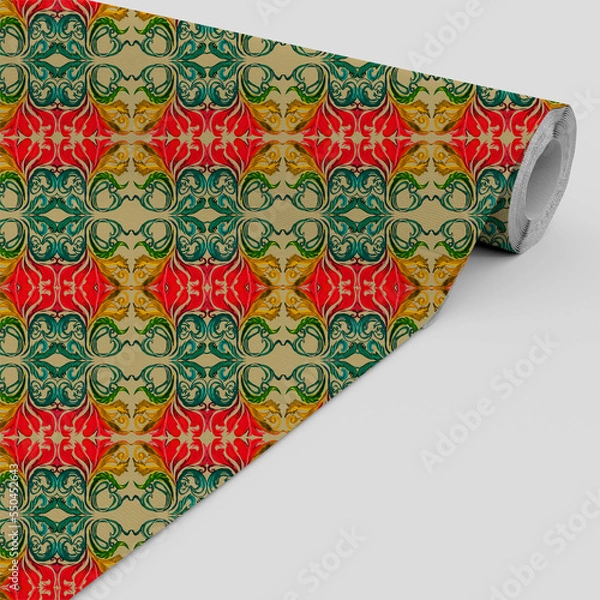 Obraz running abstract design fabric