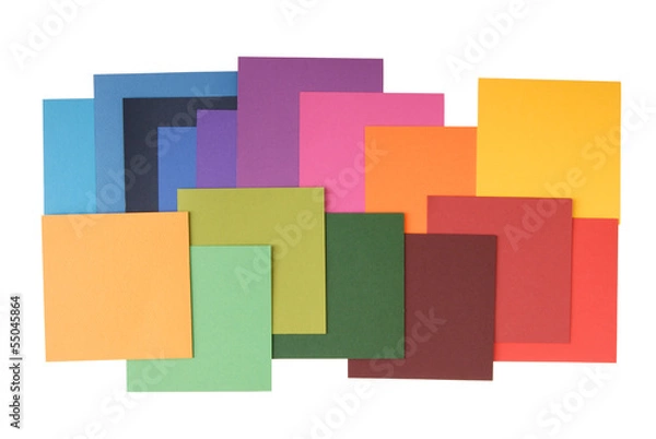 Fototapeta colored paper
