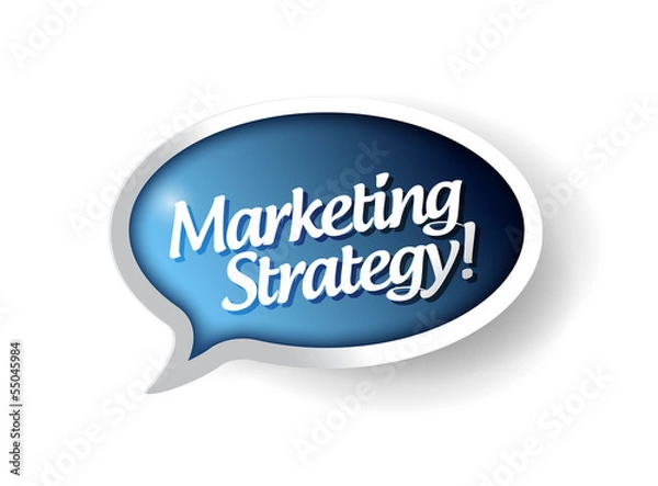 Fototapeta marketing strategy message communication bubble