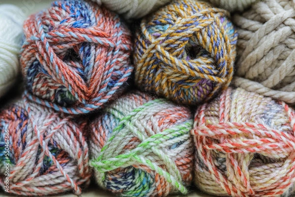 Obraz colorful threads for sewing