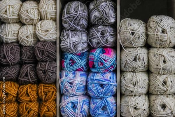 Obraz colorful threads for sewing