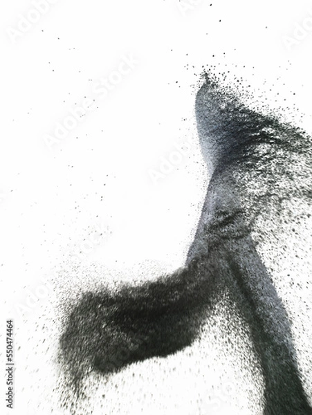 Obraz Sand splash in the studio