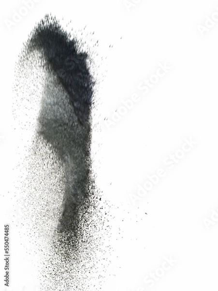 Obraz Sand splash in the studio