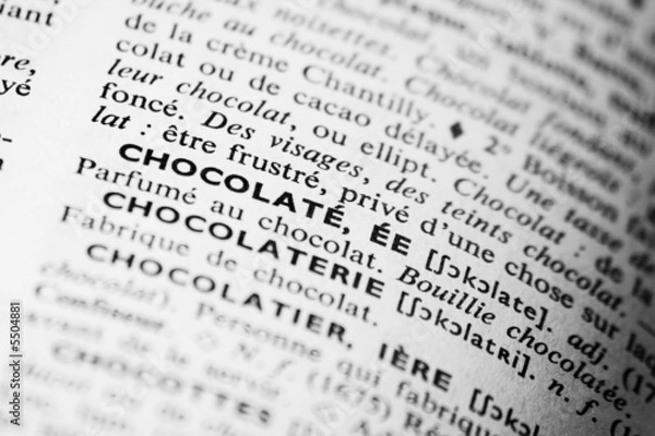 Obraz chocolaté