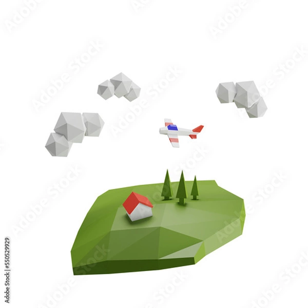 Obraz graph on white