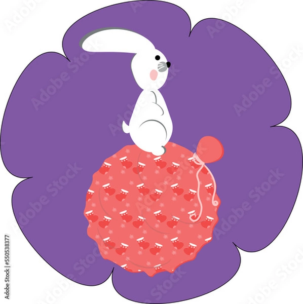 Obraz Bunny and presents