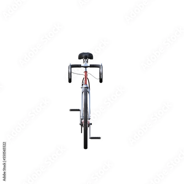 Fototapeta bicycle, isolate on a transparent background, 3d illustration, cg render