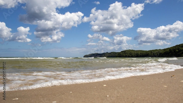 Fototapeta beach and clouds