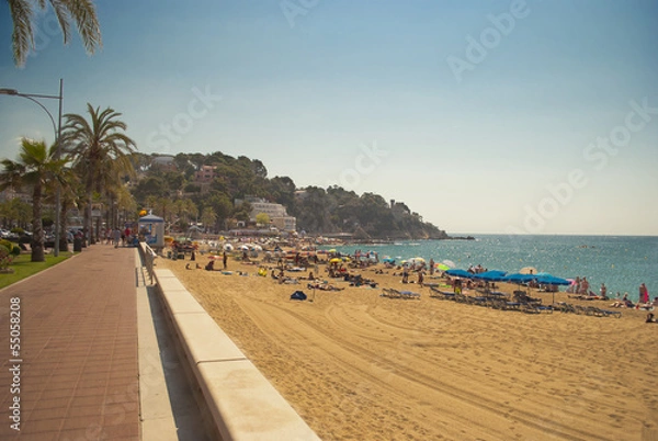 Obraz Lloret de Mar beach, Spain