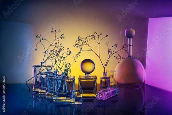 Obraz still life with bottles