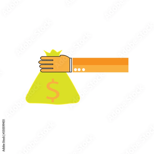 Fototapeta money icon design vector illustration