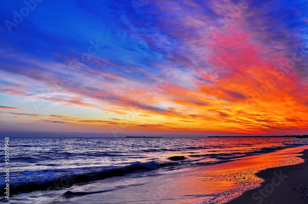 Obraz colorful sunset