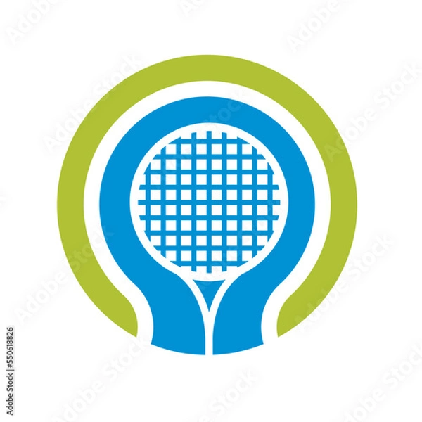 Obraz tennis racket vector icon