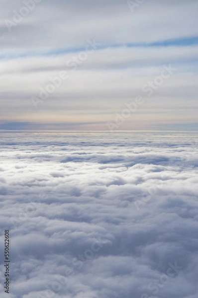 Fototapeta Clouds view airplane sky