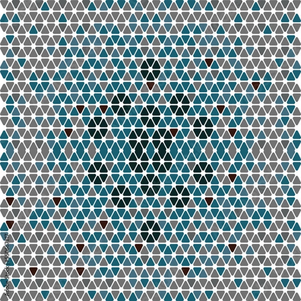 Obraz Retro Scales Seamless Vector Pattern Design