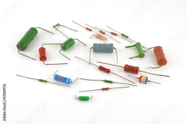 Obraz Electronic components - resistors