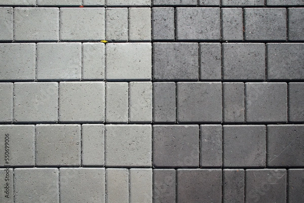 Obraz Cobblestone Road Background close up