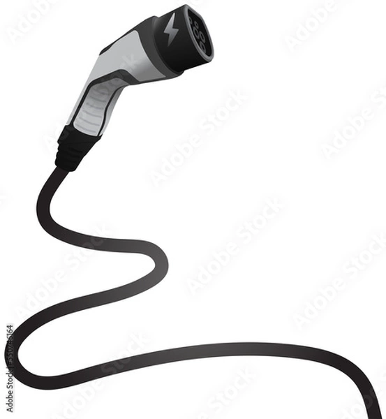 Fototapeta Ev Charging Cable