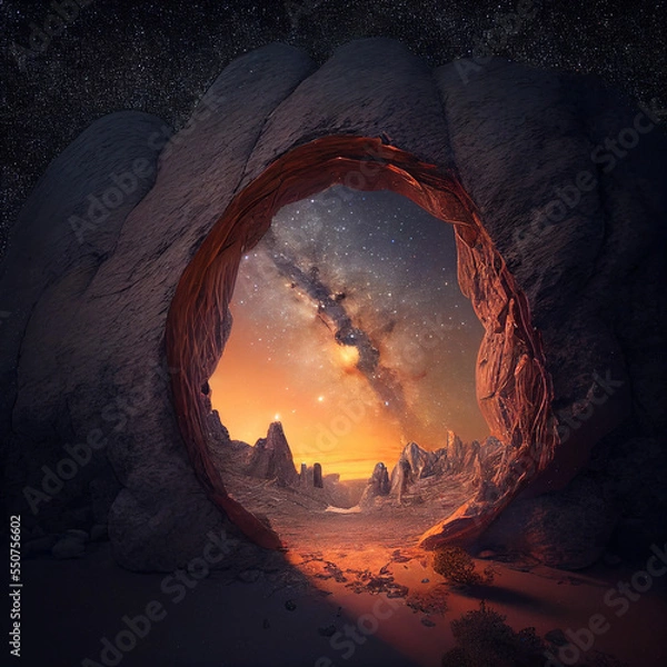 Fototapeta portals to another world