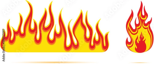 Obraz clipart fire