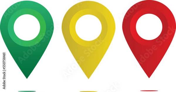 Fototapeta Map pointer 