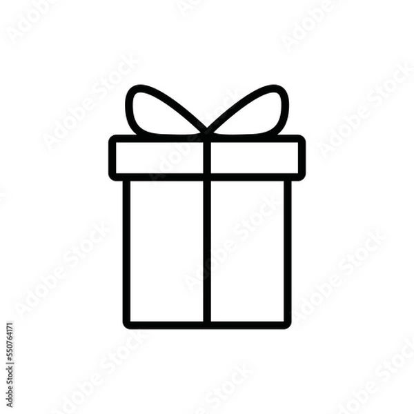 Fototapeta gift box icon design vector template