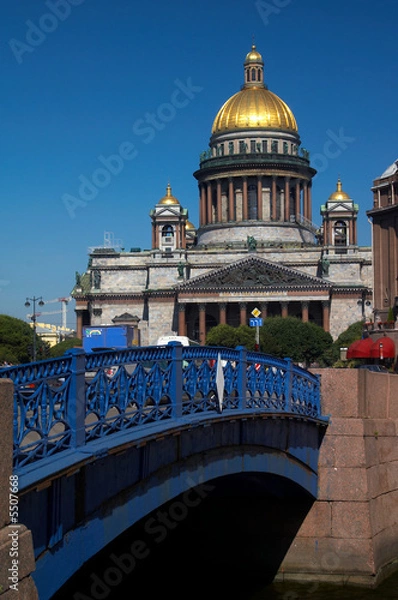 Obraz cathedral and bridge