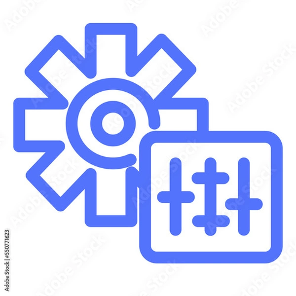 Fototapeta Engineering Engineer Cog Gear Preferences Settings Control Icon