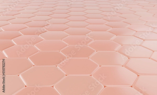 Fototapeta human skin cells, 3D rendering.