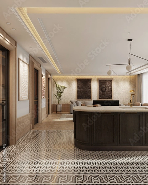 Fototapeta modern kitchen interior