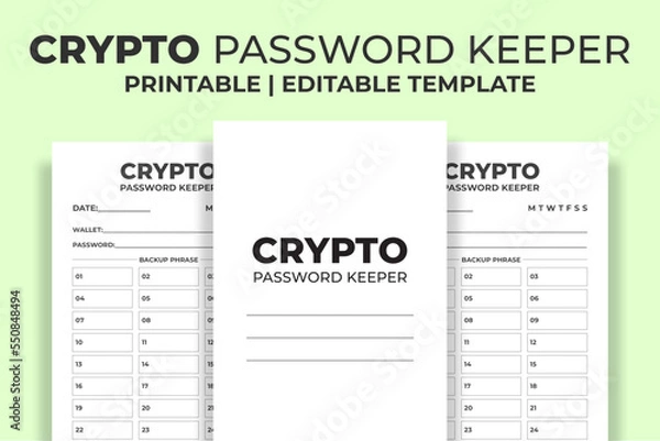 Obraz Crypto Password Keeper