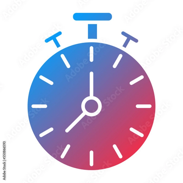 Fototapeta Stopwatch Icon Style